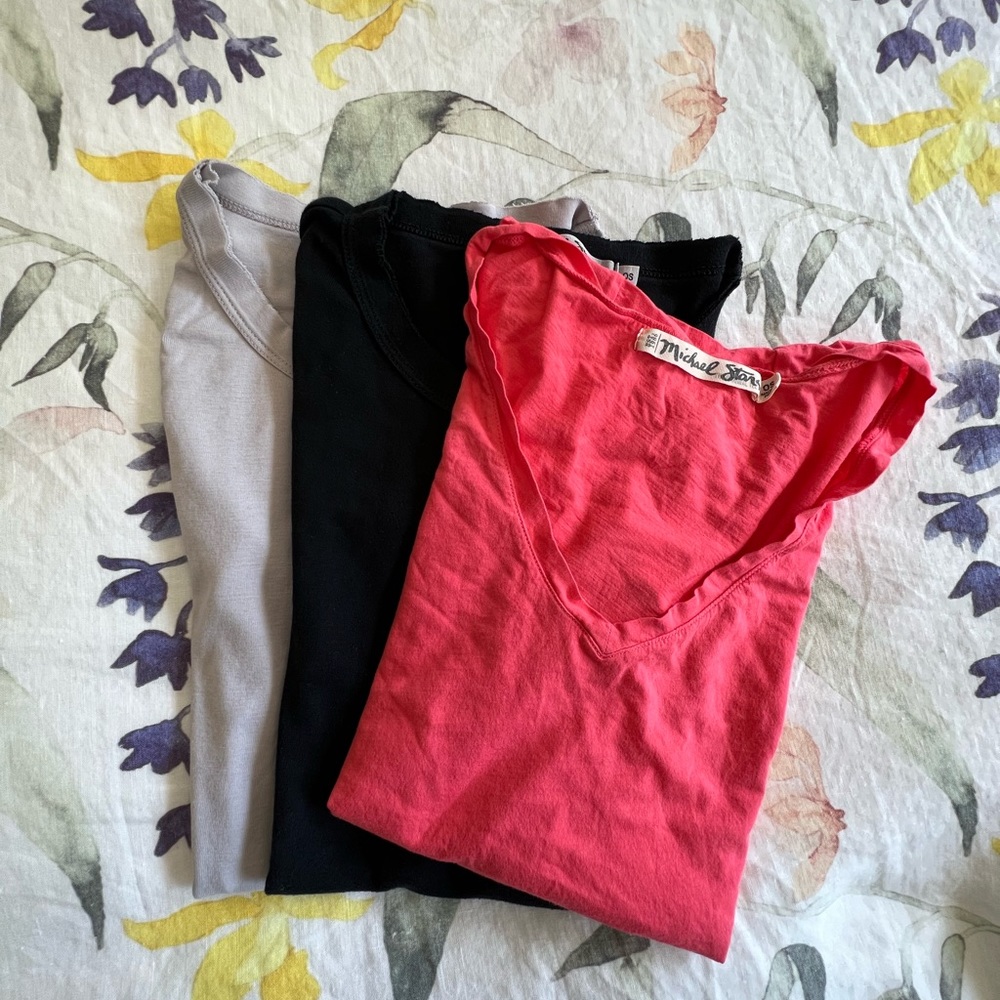 LOT (3) MICHAEL STARS short sleeve tees